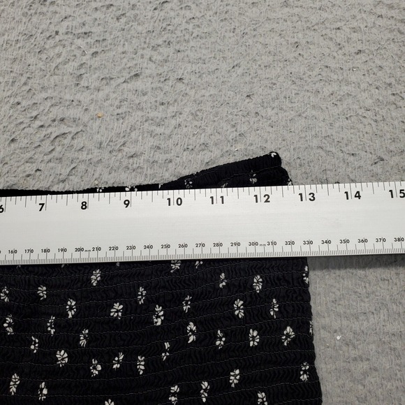 Japna Mini‎ Skirt Women's XS Multi Floral Tiered Pleated Smocked Waist Pull On - Picture 4 of 6